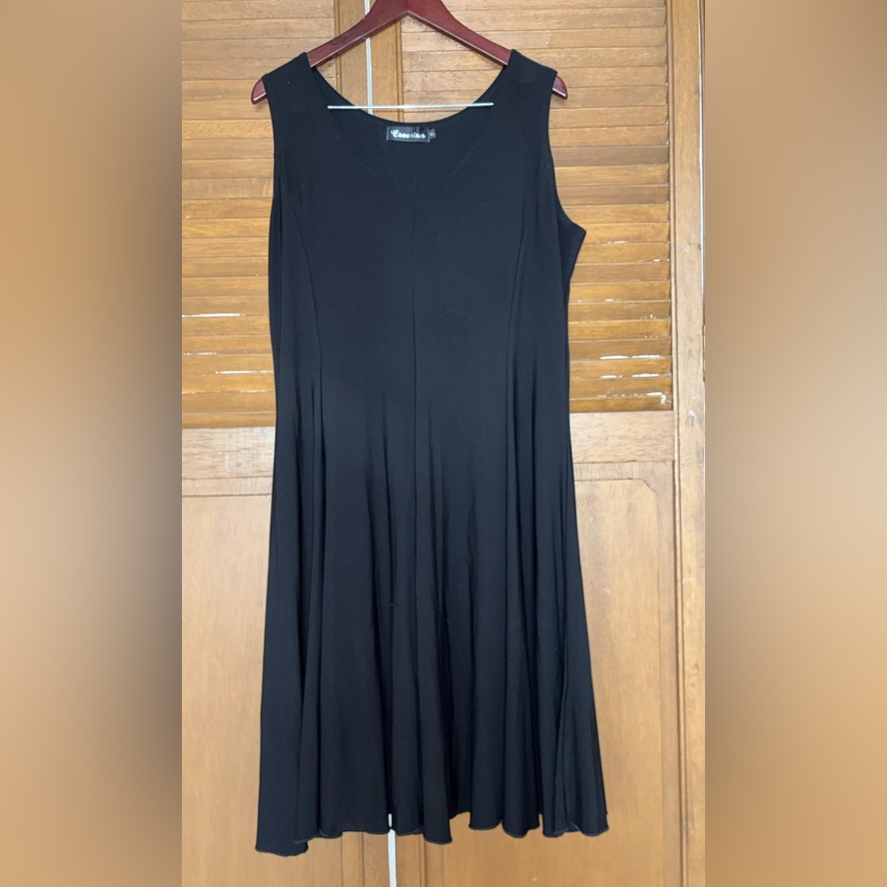 Elegant Black Sleeveless Dress